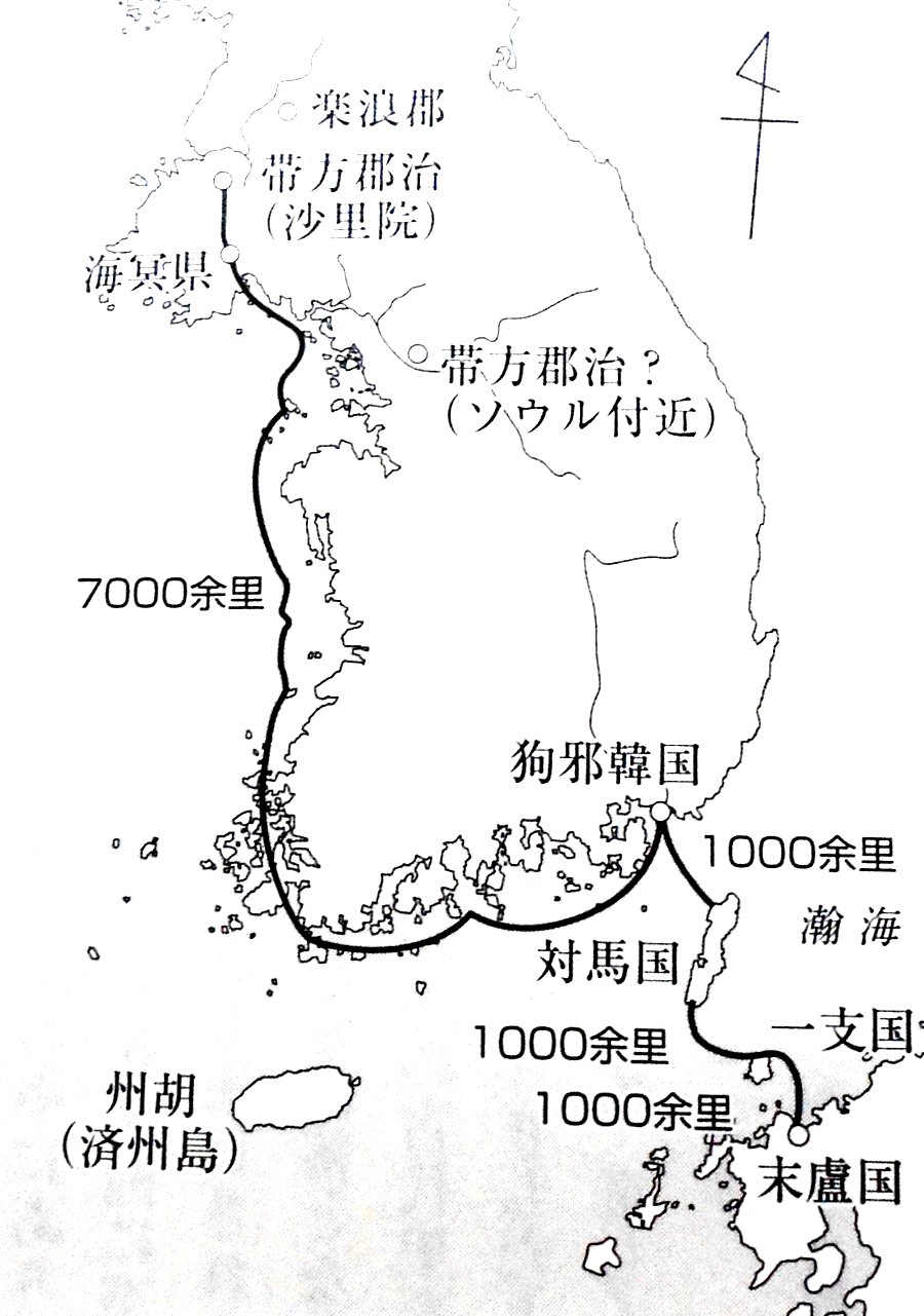 榊原氏の水行行路図