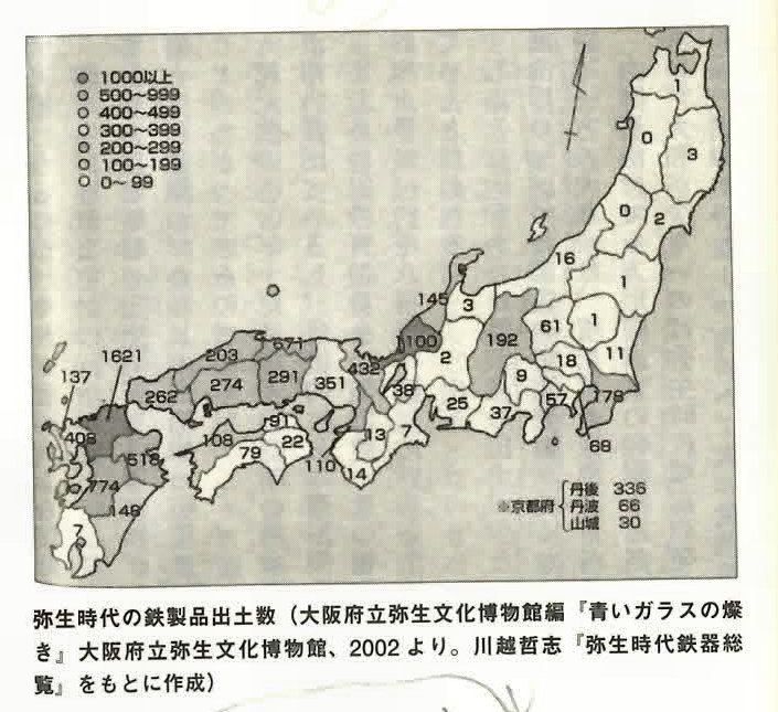 弥生時代鉄器総覧　川越哲志